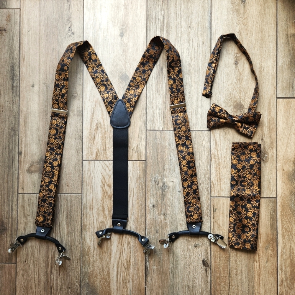 Suspender and Bow Tie set